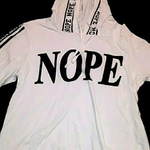 White Nope Shirt